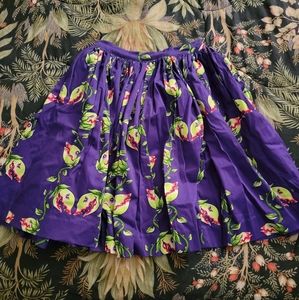 Pinup couture pinup girl clothing venus fly trap skirt size medium